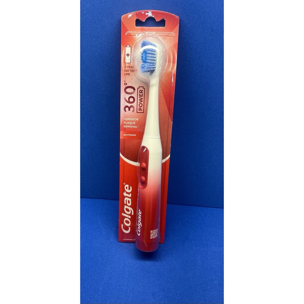 Colgate 360 Sonic Optic White Battery Powered Whitening Soft Toothbrush